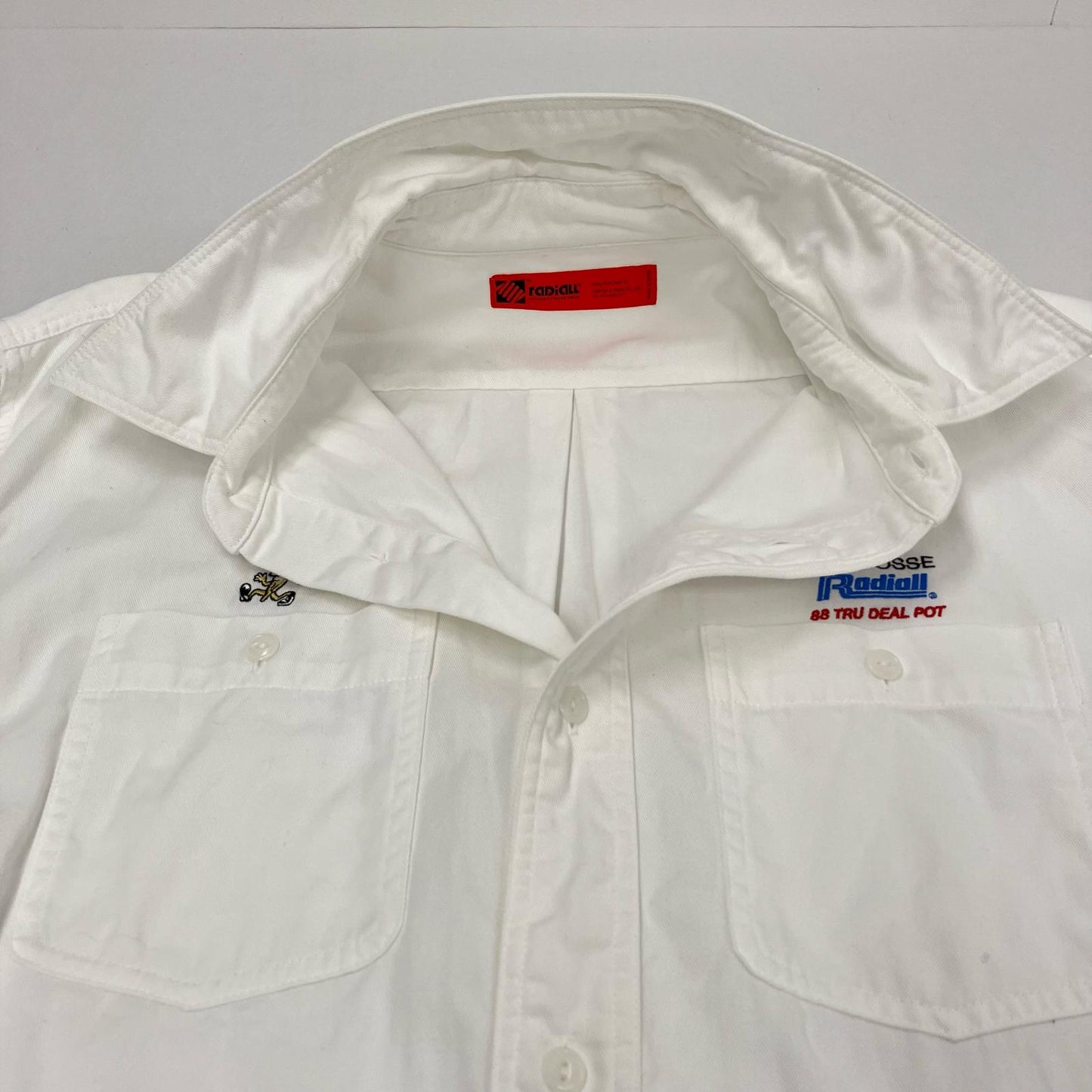 RADIALL | ラディアル IPPUKU - REGULAR COLLARED SHIRT 長袖シャツ RAD-24SS-SH014 ホワイト サイズ：L【イオン広店】