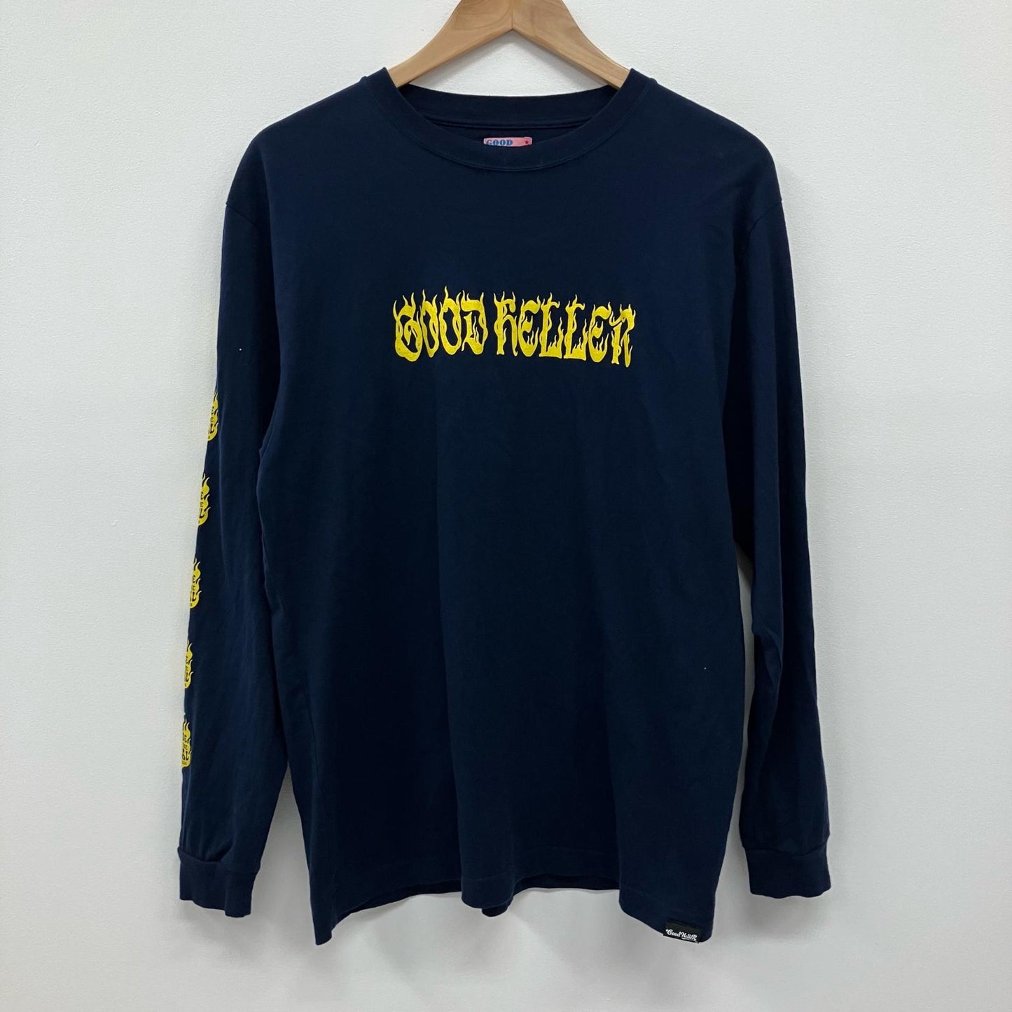 GOOD HELLER 長袖Ｔシャツ ネイビー サイズ：L【イオン広店】