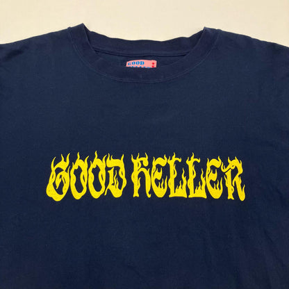 GOOD HELLER 長袖Ｔシャツ ネイビー サイズ：L【イオン広店】