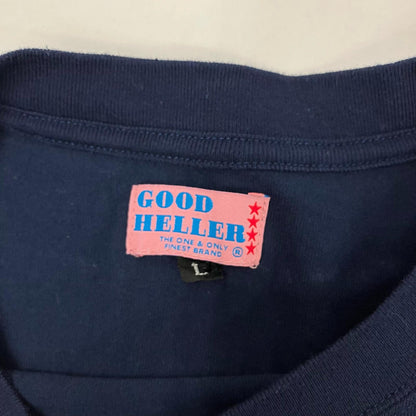 GOOD HELLER 長袖Ｔシャツ ネイビー サイズ：L【イオン広店】