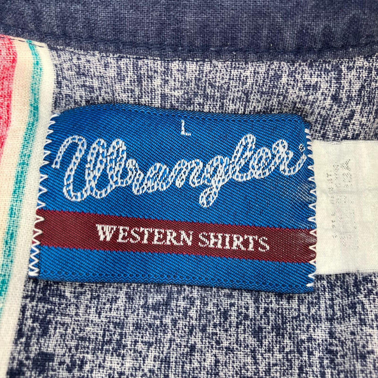 Wrangler | ラングラー 半袖シャツ ネイビー サイズ：L【イオン広店】
