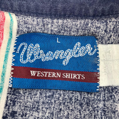 Wrangler | ラングラー 半袖シャツ ネイビー サイズ：L【イオン広店】