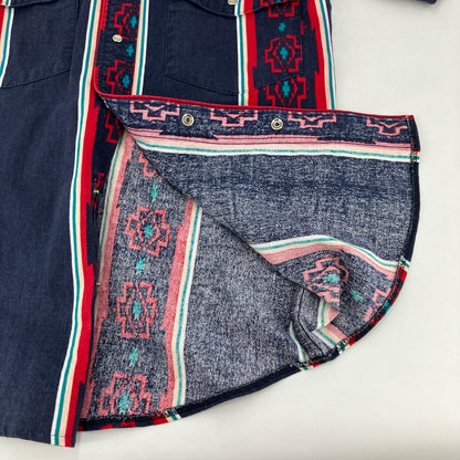 Wrangler | ラングラー 半袖シャツ ネイビー サイズ：L【イオン広店】