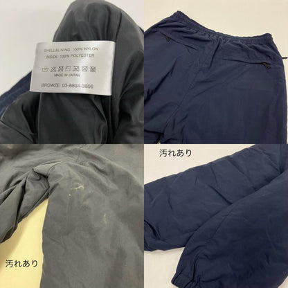 NYLON PADED PANTS パンツ AW23BRENPT05LP ネイビー サイズ：L【イオン広店】