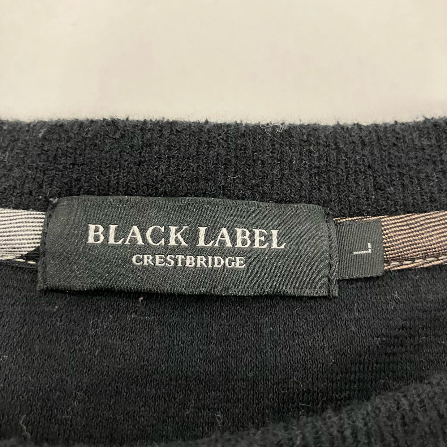 BLACK LABEL CRESTBRIDGE | ブラックレーベルクレストブリッジ スウェット 51P16-815-09 ブラック サイズ：L【イオン広店】