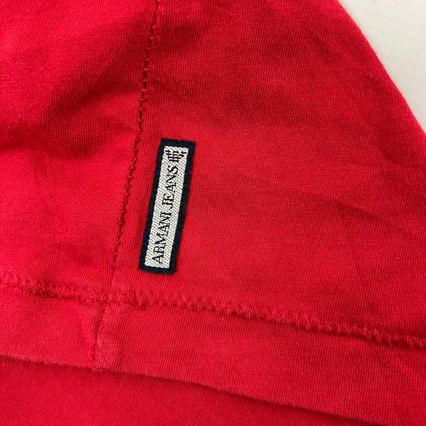 ARMANI JEANS | アルマーニ・ジーンズ 半袖Ｔシャツ レッド【イオン広店】