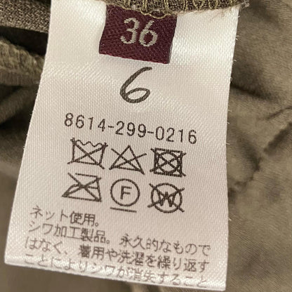 6(ROKU) | ロク サテンイージーパンツ パンツ ブラウン サイズ：36【イオン広店】