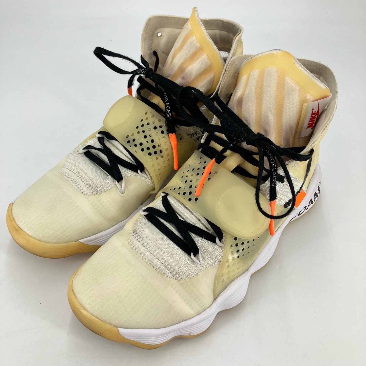 NIKE | ナイキ OFF-WHITE × NIKE THE TEN REACT スニーカー AJ4578-100 ホワイト 28cm【イオン広店】