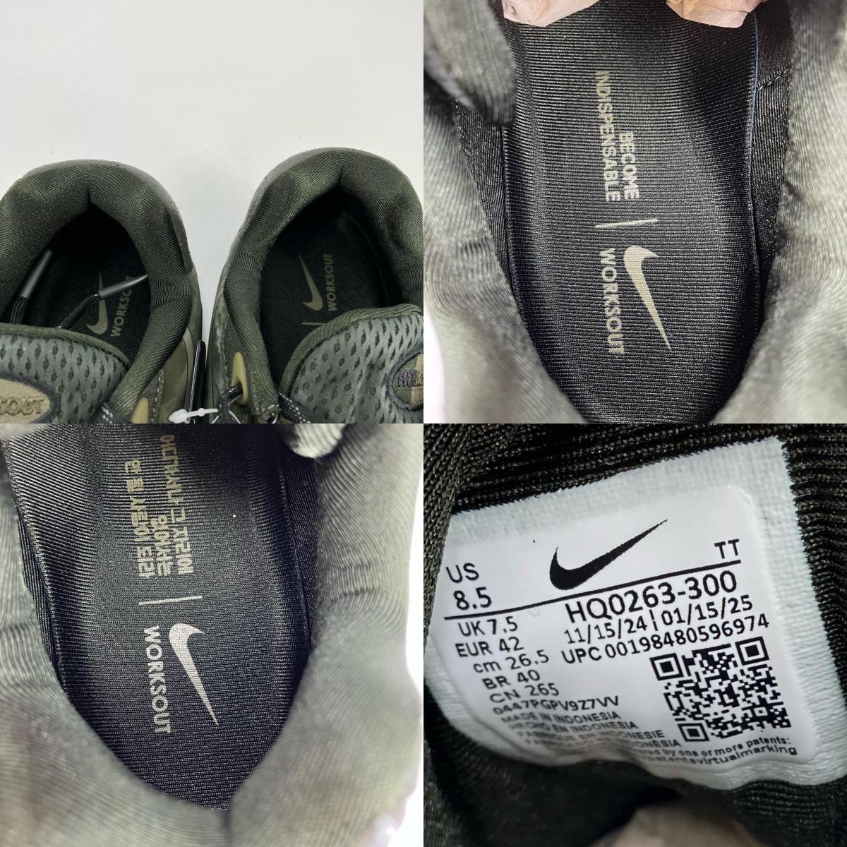 NIKE | ナイキ Worksout × Nike Air Max 95 スニーカー HQ0263-300 カーキ 26.5cm【イオン広店】