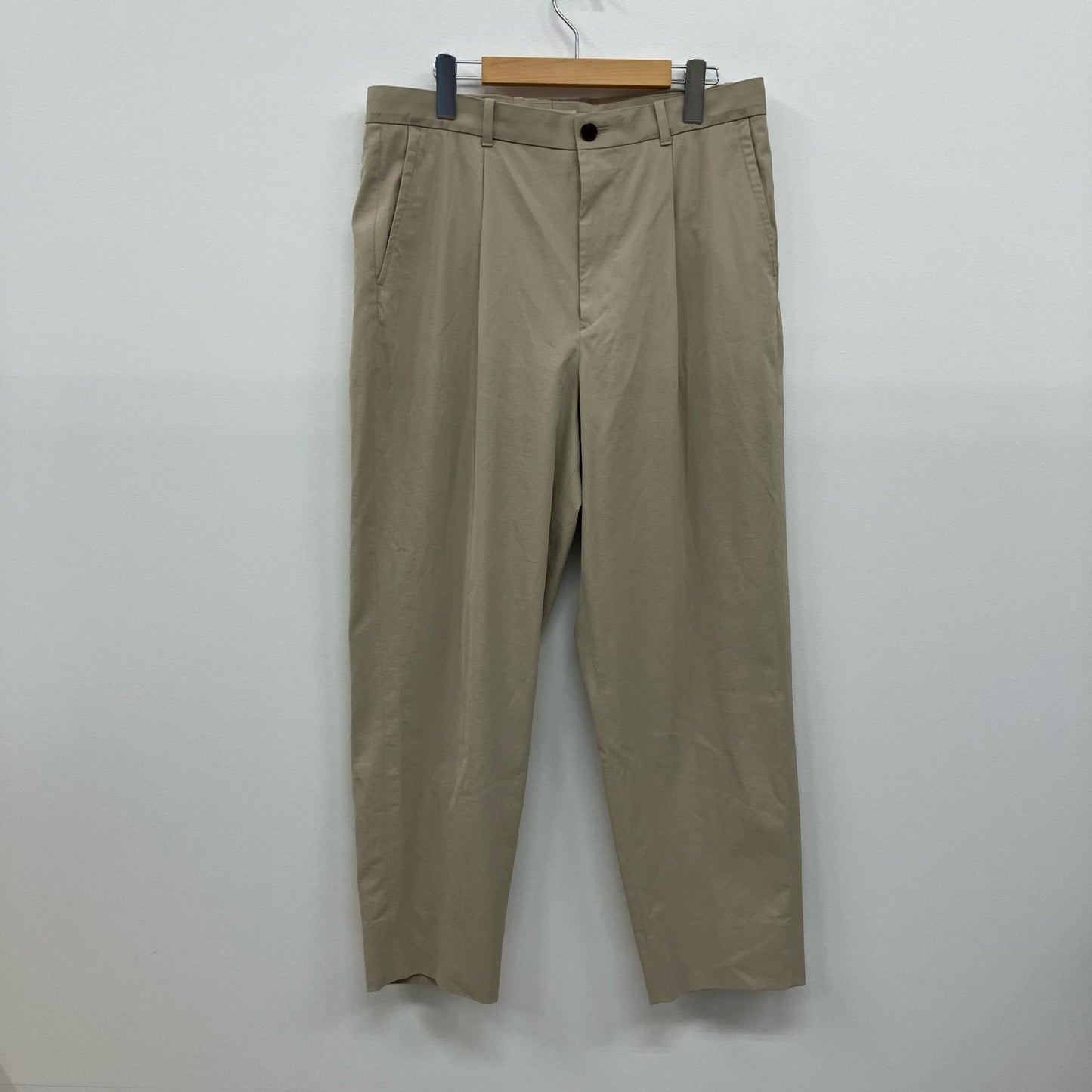 Steven Alan | スティーブンアラン DRY TWILL SUPER BAGGY TAPERED PANTS-JUST チノパンツ 8114-217-0631 ベージュ サイズ：XL【イオン広店】