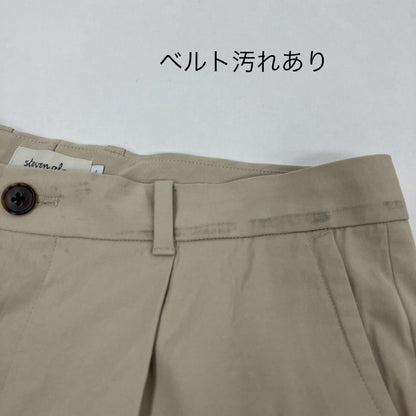 Steven Alan | スティーブンアラン DRY TWILL SUPER BAGGY TAPERED PANTS-JUST チノパンツ 8114-217-0631 ベージュ サイズ：XL【イオン広店】