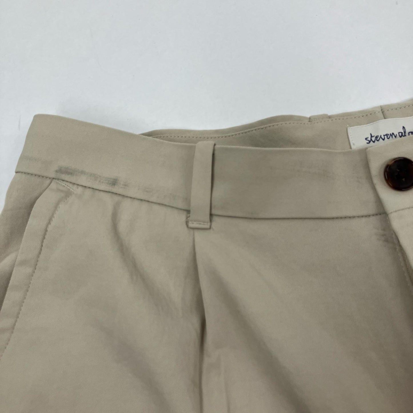 Steven Alan | スティーブンアラン DRY TWILL SUPER BAGGY TAPERED PANTS-JUST チノパンツ 8114-217-0631 ベージュ サイズ：XL【イオン広店】