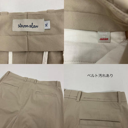 Steven Alan | スティーブンアラン DRY TWILL SUPER BAGGY TAPERED PANTS-JUST チノパンツ 8114-217-0631 ベージュ サイズ：XL【イオン広店】
