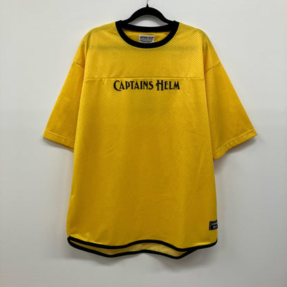 CAPTAINS HELM | キャプテンズヘルム メッシュシャツ 半袖Ｔシャツ イエロー サイズ：L【イオン広店】