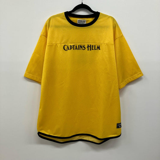CAPTAINS HELM | キャプテンズヘルム メッシュシャツ 半袖Ｔシャツ イエロー サイズ：L【イオン広店】
