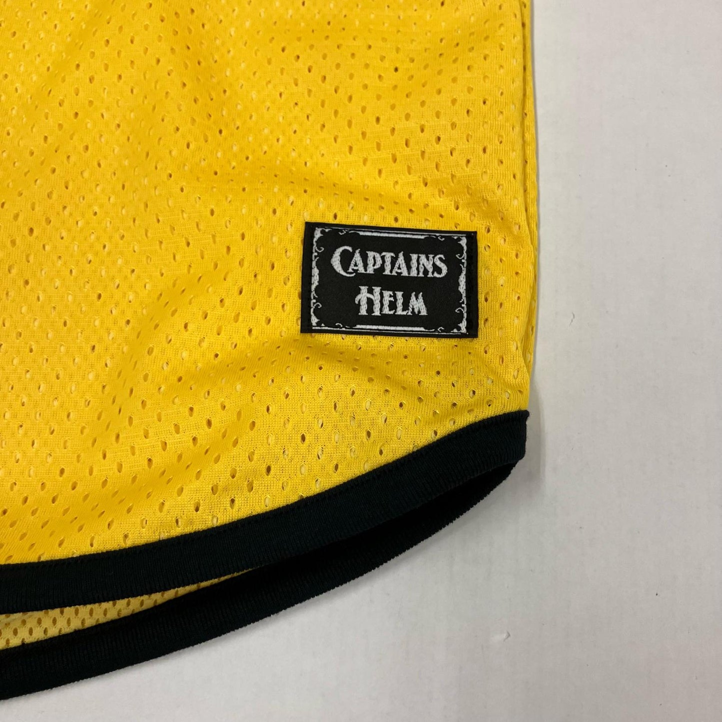 CAPTAINS HELM | キャプテンズヘルム メッシュシャツ 半袖Ｔシャツ イエロー サイズ：L【イオン広店】