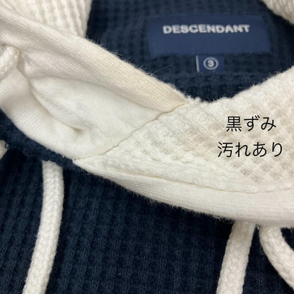DESCENDANT | ディセンダント DORSAL HOODY パーカー ネイビー サイズ：3【イオン広店】