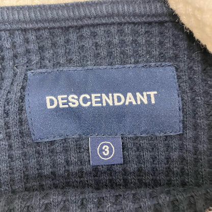 DESCENDANT | ディセンダント DORSAL HOODY パーカー ネイビー サイズ：3【イオン広店】