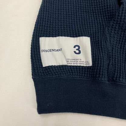DESCENDANT | ディセンダント DORSAL HOODY パーカー ネイビー サイズ：3【イオン広店】