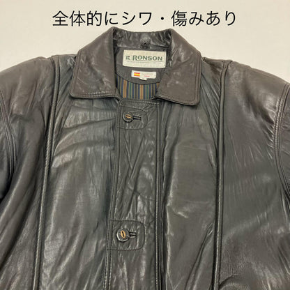 RONSON | ロンソン 羊革 レザー ブラック サイズ：M【イオン広店】
