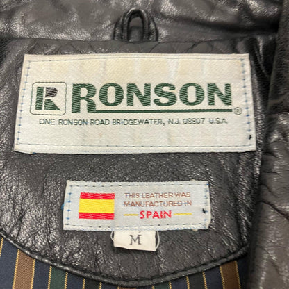 RONSON | ロンソン 羊革 レザー ブラック サイズ：M【イオン広店】