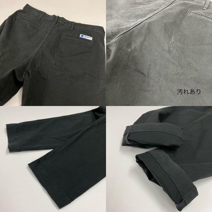 UNDEFEATED | アンディフィーテッド OFFICER CHINO チノパンツ 213077204002 ブラック サイズ：34【イオン広店】