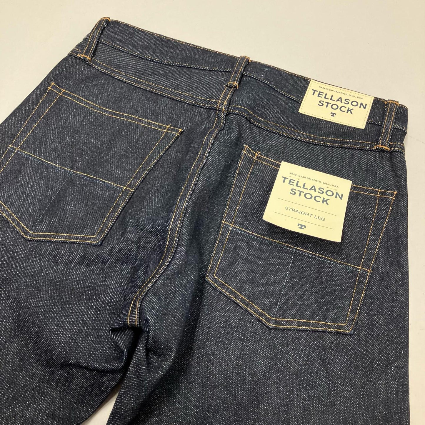TELLASON | テラソン 14oz CONE DENIM NON-SELVAGE 5 POCKET PANTS デニムパンツ インディゴ サイズ：30【イオン広店】