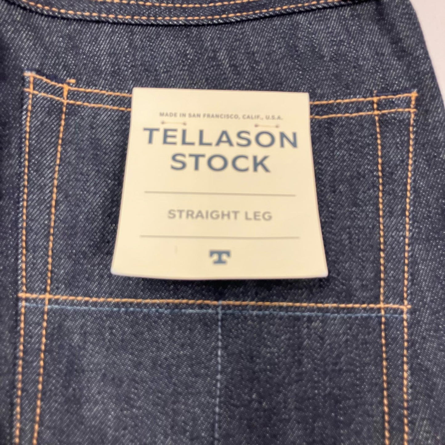 TELLASON | テラソン 14oz CONE DENIM NON-SELVAGE 5 POCKET PANTS デニムパンツ インディゴ サイズ：30【イオン広店】