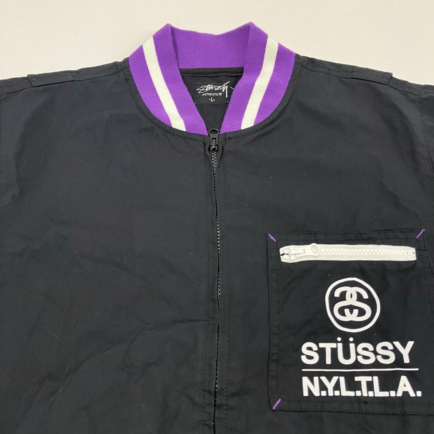 STUSSY | ステューシー ブルゾン ブラック サイズ：L【イオン広店】