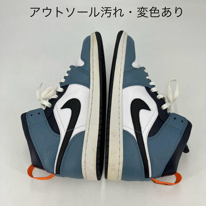 NIKE AIR JORDAN | ナイキ　エアー　ジョーダン FACETASM × Nike Air Jordan 1 Mid White/Navy スニーカー CU2802-100 マルチカラー 29cm【イオン広店】