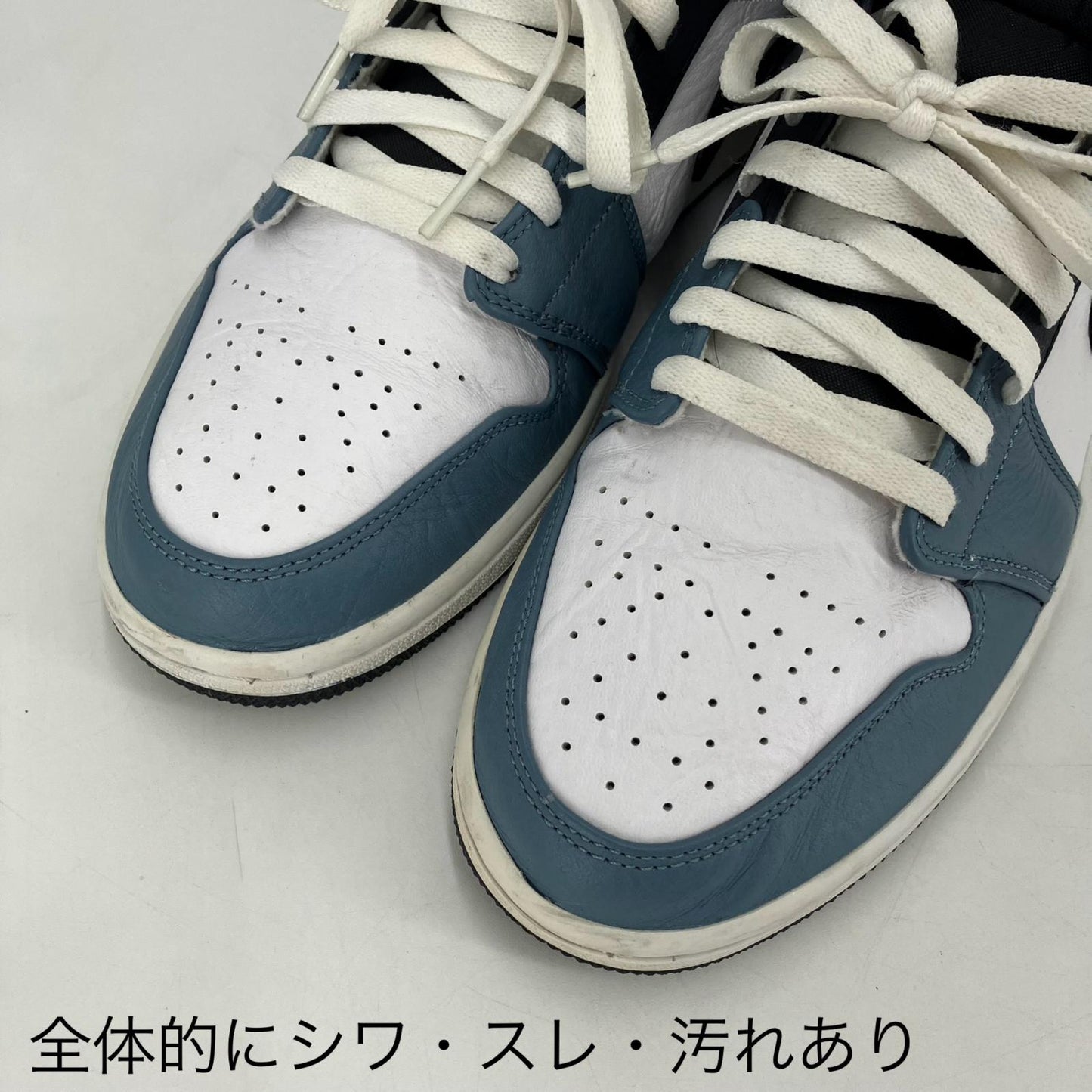 NIKE AIR JORDAN | ナイキ　エアー　ジョーダン FACETASM × Nike Air Jordan 1 Mid White/Navy スニーカー CU2802-100 マルチカラー 29cm【イオン広店】