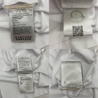MONCLER | モンクレール 半袖Ｔシャツ K1 091 8C00075 8390T ホワイト サイズ：L【イオン広店】