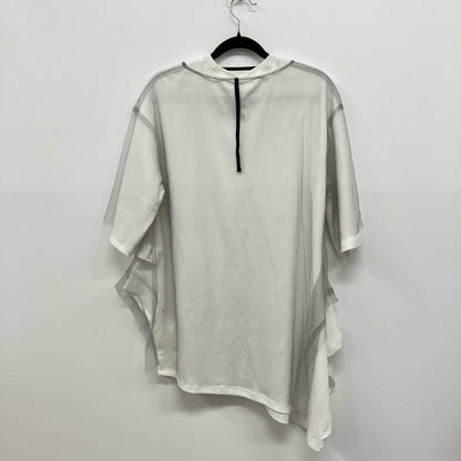 AULA AILA | アウラアイラ 2WAY LEAF PHOTO PRINT LAYERED T-SHIRT 半袖Ｔシャツ 1241-08054 ホワイト【イオン広店】