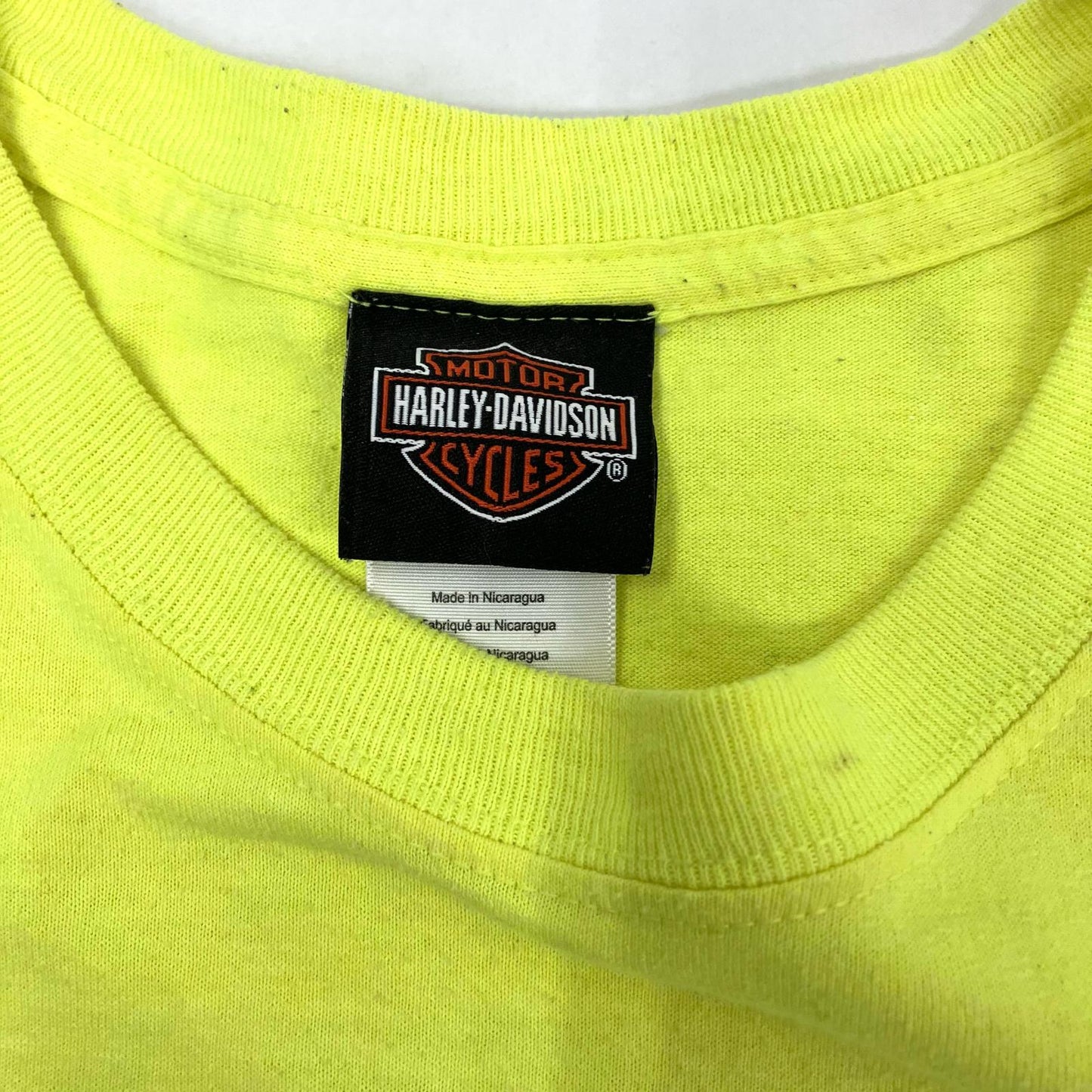 HARLEY-DAVIDSON | ハーレーダビットソン 半袖Ｔシャツ イエロー サイズ：XL【イオン広店】