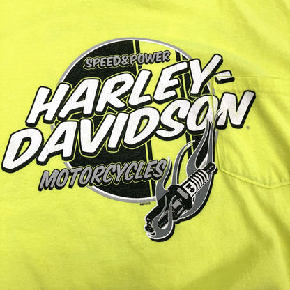 HARLEY-DAVIDSON | ハーレーダビットソン 半袖Ｔシャツ イエロー サイズ：XL【イオン広店】