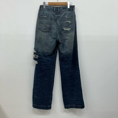 ADERERROR | アーダーエラー WIDE WRINKLE JEANS デニムパンツ BMADFWJE0101BL ライトブルー サイズ：S【イオン広店】