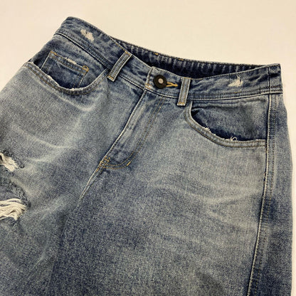 ADERERROR | アーダーエラー WIDE WRINKLE JEANS デニムパンツ BMADFWJE0101BL ライトブルー サイズ：S【イオン広店】