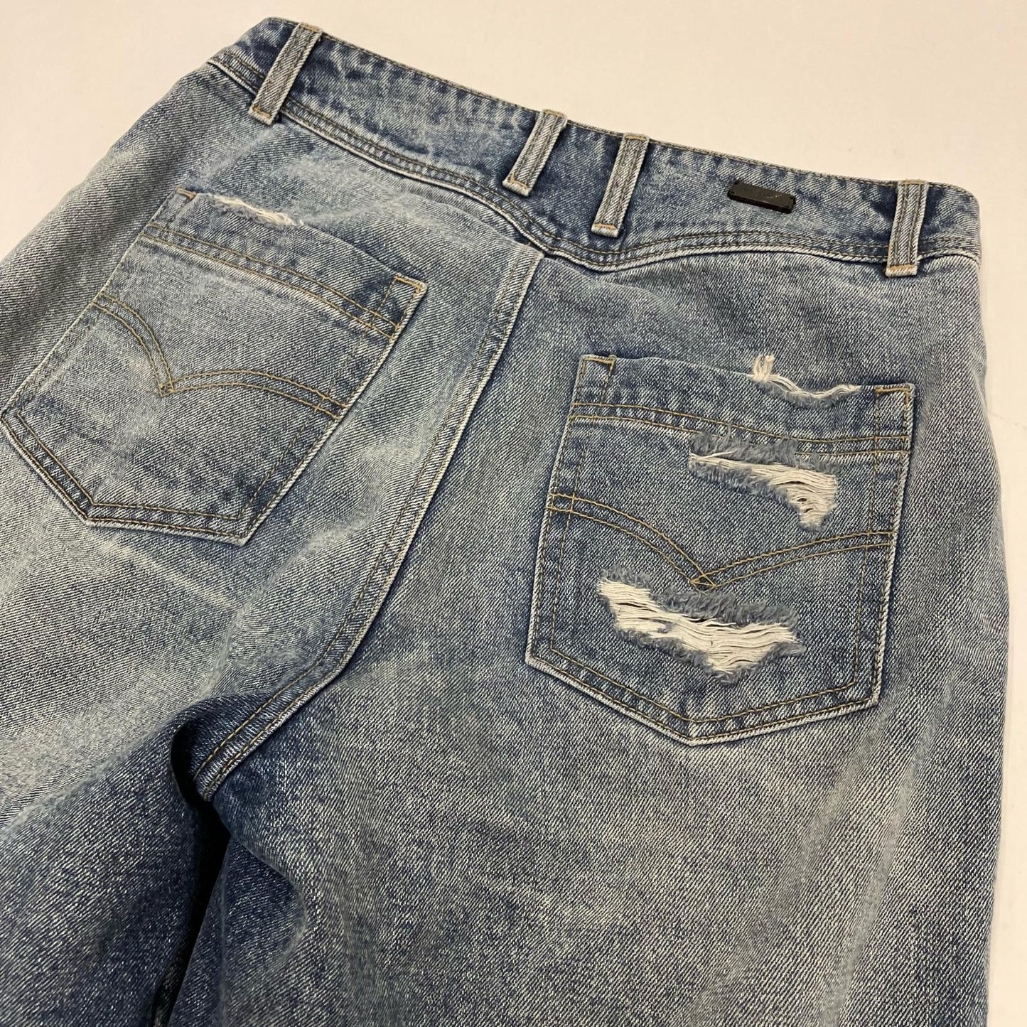 ADERERROR | アーダーエラー WIDE WRINKLE JEANS デニムパンツ BMADFWJE0101BL ライトブルー サイズ：S【イオン広店】