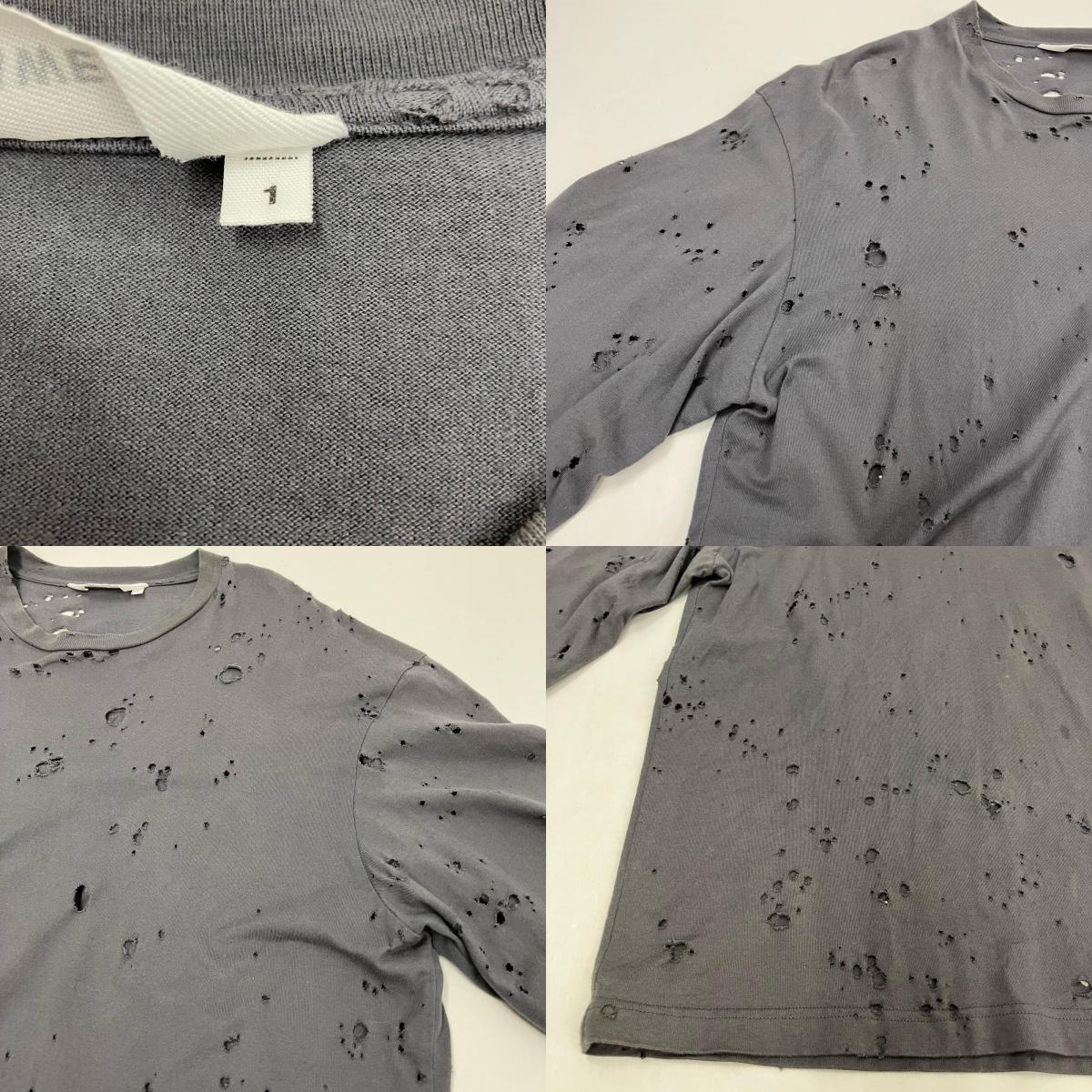 DIGAWEL | ディガウェル Damage S/S Tee カットソー チャコールグレー サイズ：1【イオン広店】