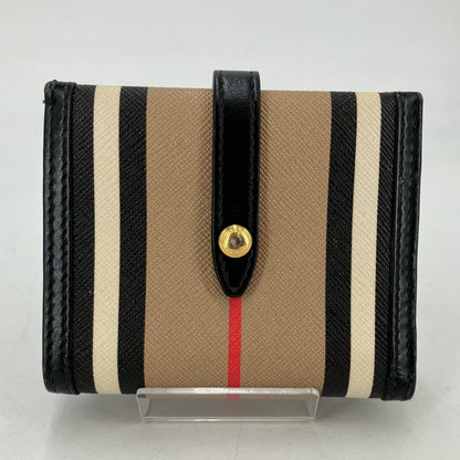 BURBERRY | バーバリー PVCレザーコンパクトウォレット 三つ折り財布【イオン広店】