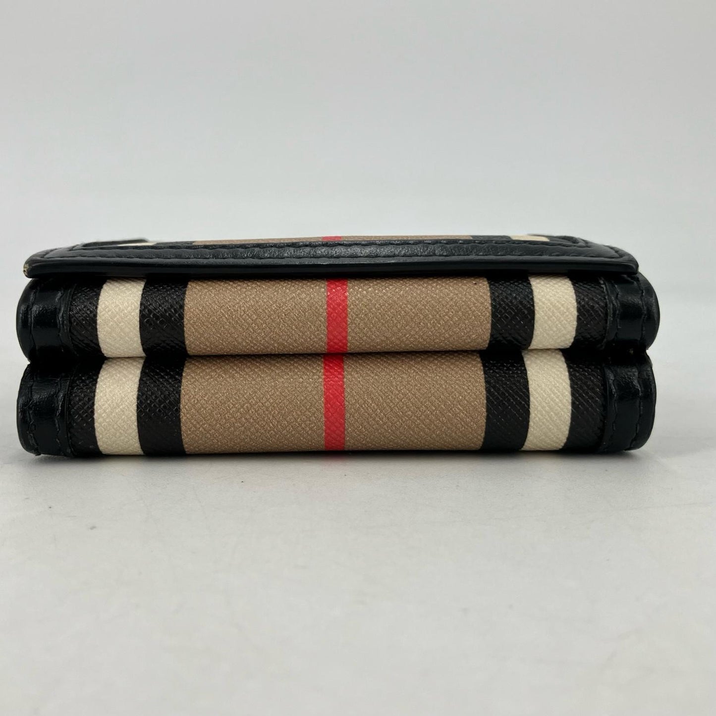 BURBERRY | バーバリー PVCレザーコンパクトウォレット 三つ折り財布【イオン広店】