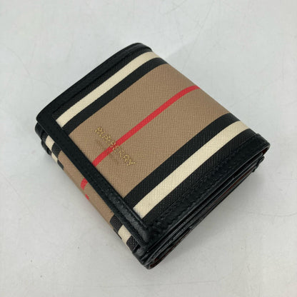BURBERRY | バーバリー PVCレザーコンパクトウォレット 三つ折り財布【イオン広店】