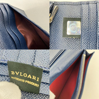 BVLGARI | ブルガリ 長財布 23811 ブルー【イオン広店】