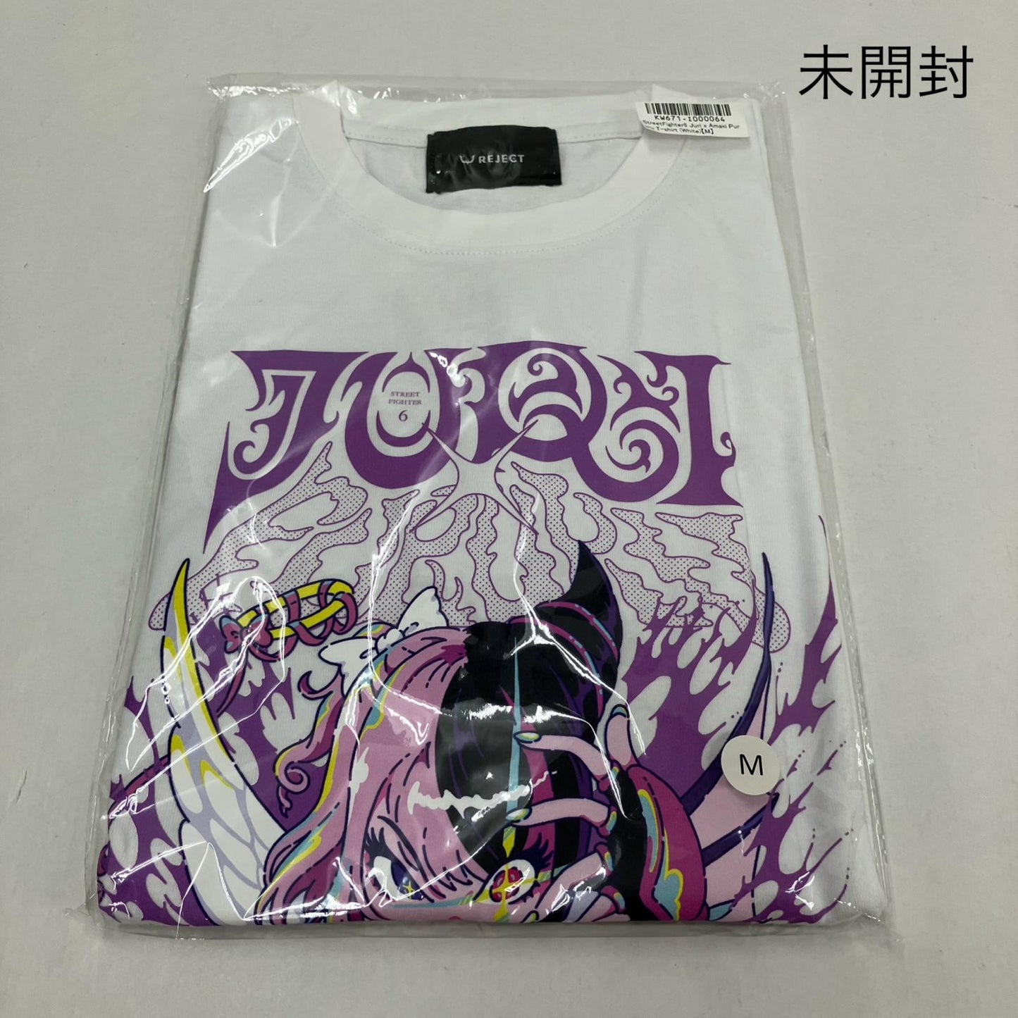 REJECT　STREETFIGHTER6 AMAKIPURURU 半袖Ｔシャツ ホワイト サイズ：M【イオン広店】