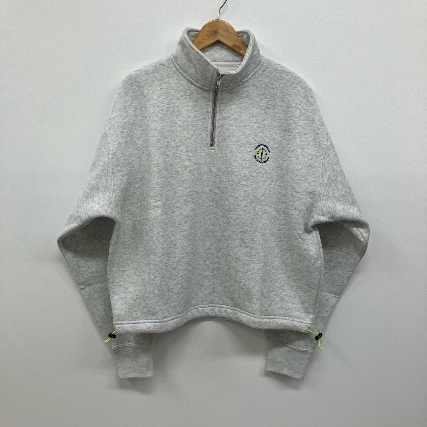 ZETA DIVISION　AWP HALF ZIP SWEAT V2 ASH スウェット グレー サイズ：L【イオン広店】