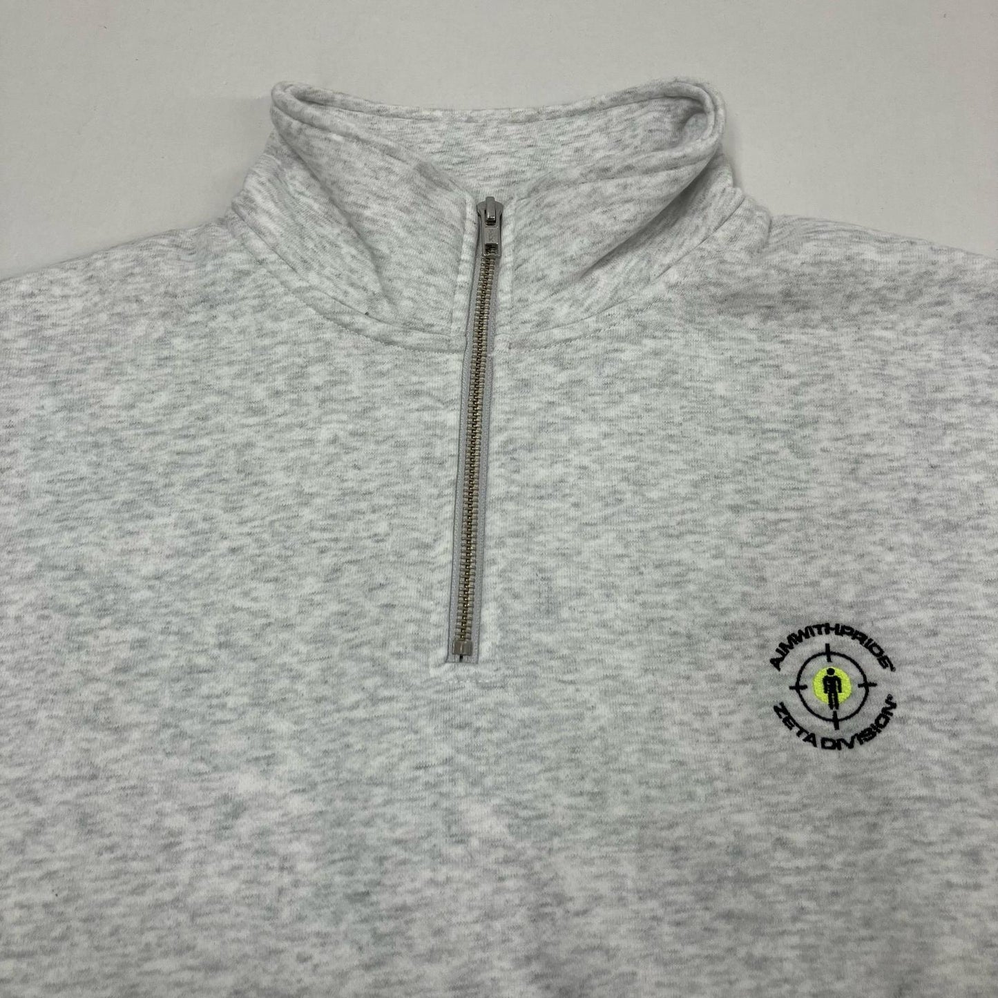 ZETA DIVISION　AWP HALF ZIP SWEAT V2 ASH スウェット グレー サイズ：L【イオン広店】