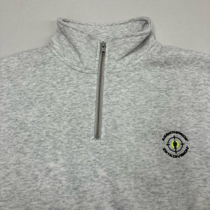 ZETA DIVISION　AWP HALF ZIP SWEAT V2 ASH スウェット グレー サイズ：L【イオン広店】
