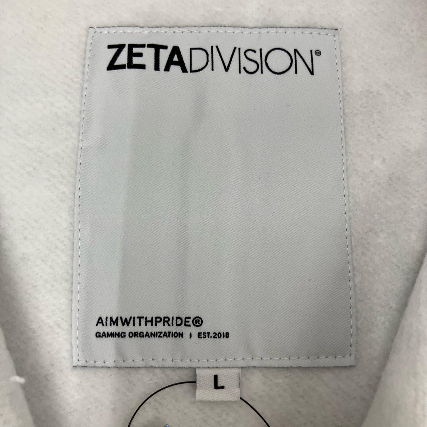 ZETA DIVISION　AWP HALF ZIP SWEAT V2 ASH スウェット グレー サイズ：L【イオン広店】