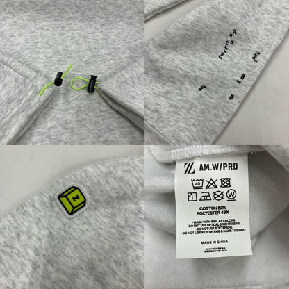 ZETA DIVISION　AWP HALF ZIP SWEAT V2 ASH スウェット グレー サイズ：L【イオン広店】