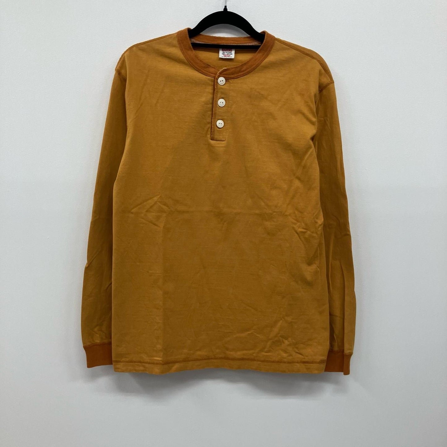 BARNS OUTFITTERS | バーンズアウトフィッターズ 長袖Ｔシャツ イエロー サイズ：M【イオン広店】